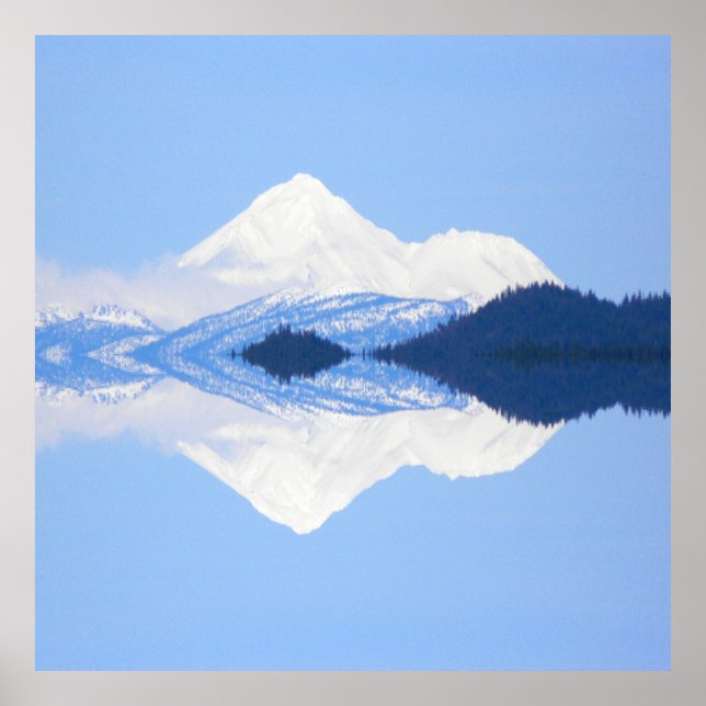 Poster Mt. Shasta reflete....... (Frente)