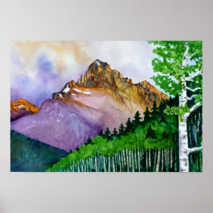 Póster Mt. Sneffels-Verão