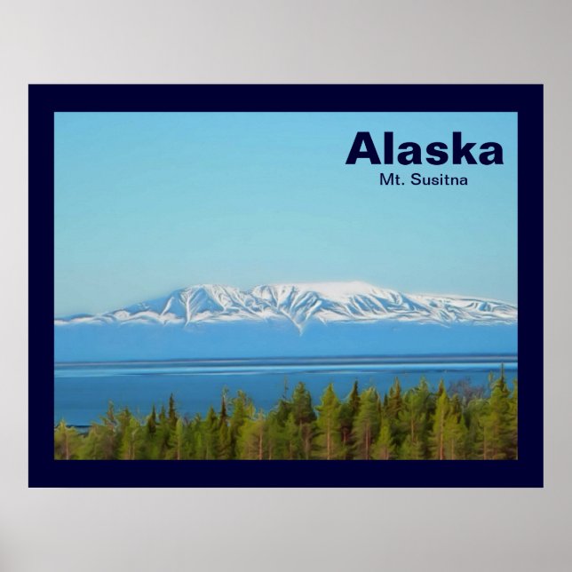 Poster Mt. Susitna (Frente)