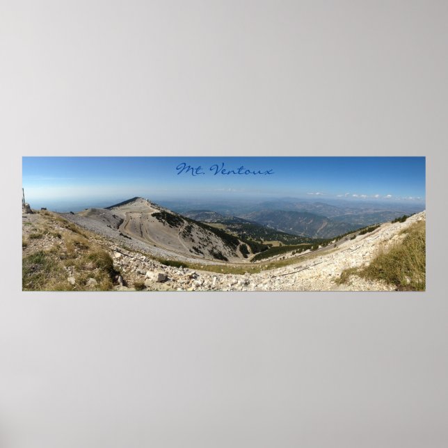 Póster Mt. Ventoux - Vista do Panorama (Frente)