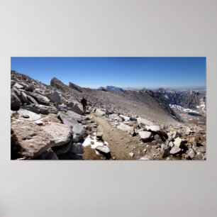 Poster Mt Whitney agulha Traverse - John Muir Trail