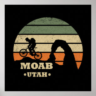 Poster Mtb Moab - Ciclismo de Montanha em Utah