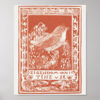 Poster Mtheo van hoytema - calendário - arte de garça - a