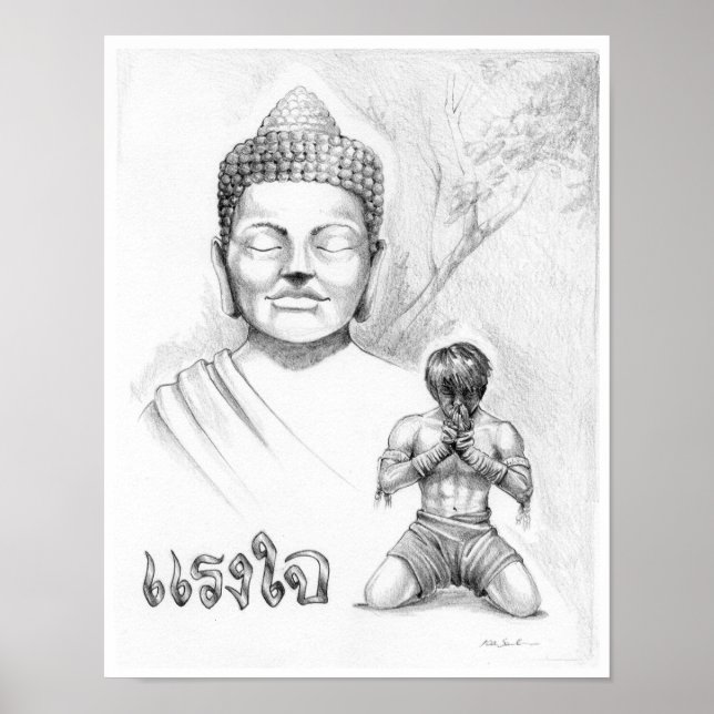 Póster Muay Thai (Frente)