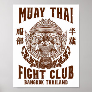 Poster Muay Thai Boxer Boxer Boxer Boxer Muay Thai Figh
