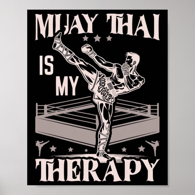 Poster Muay Thai Boxing (Frente)