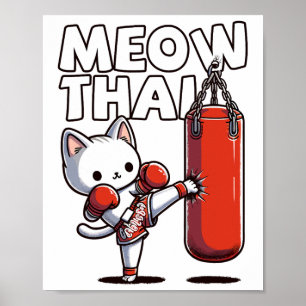Poster Muay Thai Cat