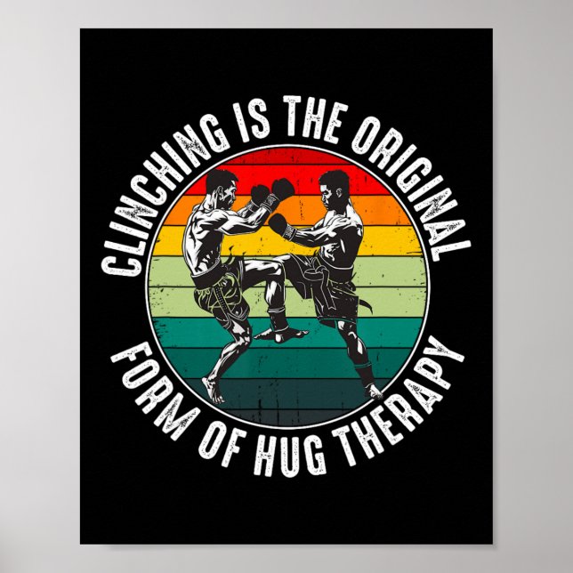 Poster Muay Thai Fighter For Men Pai Boys Thai Kickboxer (Frente)