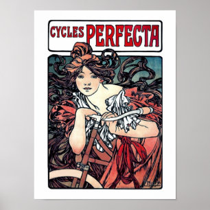 Poster Mucha dá um ciclo Perfecta