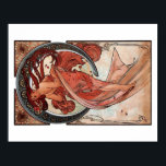 Póster Mucha Dance Woman Dancing Art Deco<br><div class="desc">Mucha. Dança.</div>