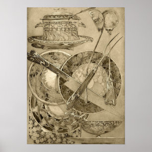 Poster Mucha - De Documentos Decorativos 1901