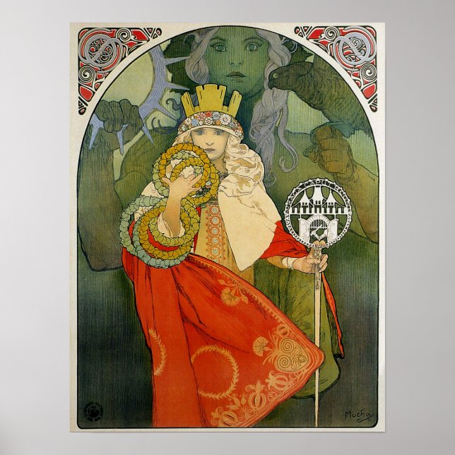 Poster Mucha - Festival Sokol 1912 (Frente)