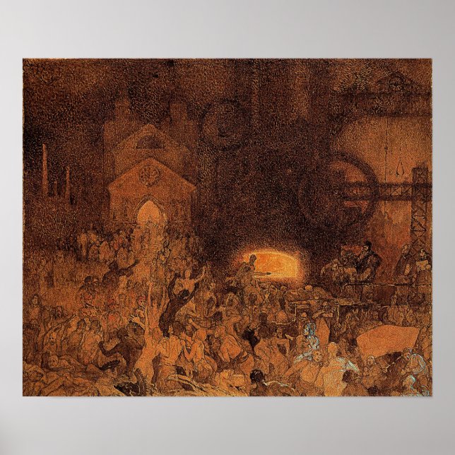 Poster Mucha - Idade Da Razão 1938 (Frente)