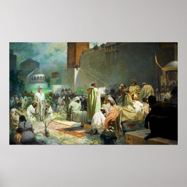 Poster Mucha - Introdução à Liturgia Eslavônica (Frente)