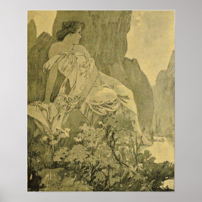 Poster Mucha - Juillet Cocorico (Frente)