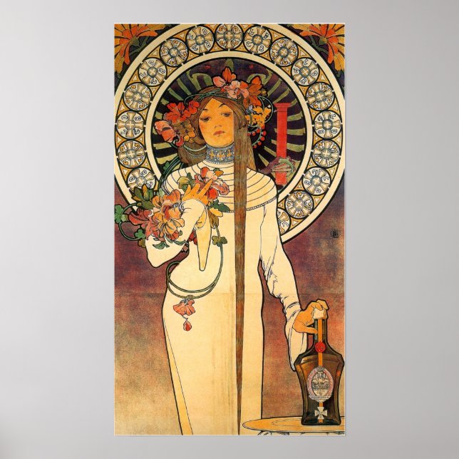 Poster Mucha - La Trappistine (Frente)