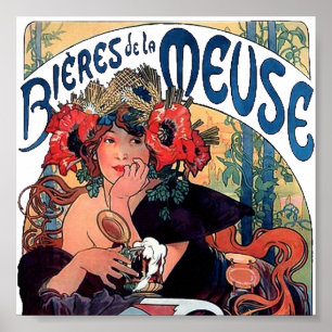 Póster Mucha-Meuse-1890