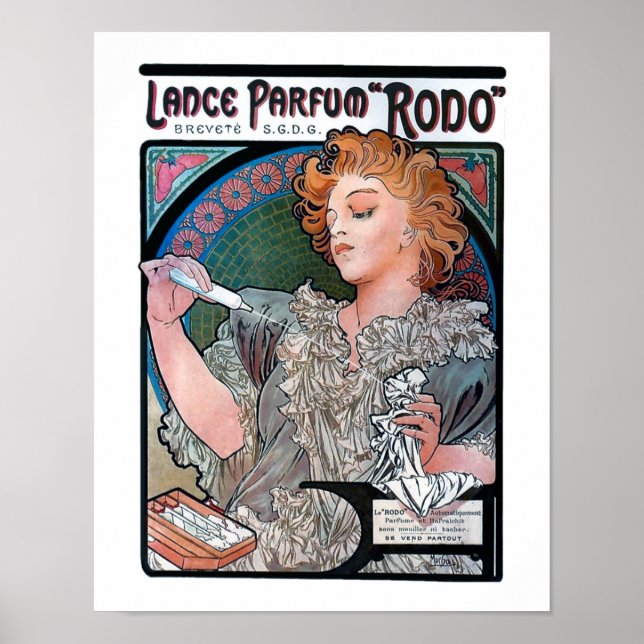 Póster Mucha Parfum Rodo (Frente)