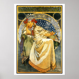Poster Mucha Princesa Hyacinth 20 por 28