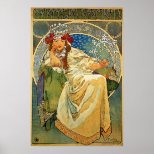 Poster Mucha - Princesa Jacinto 1911