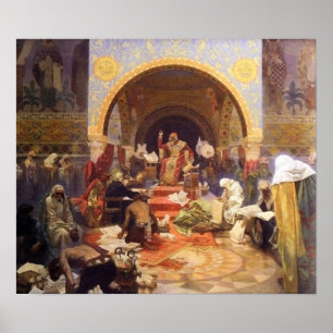 Poster Mucha - Simeon Bulharsky