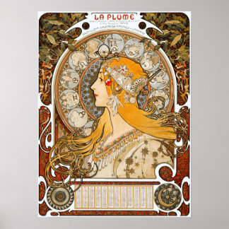 Poster Mucha - Zodiac