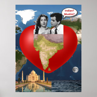 Poster Muçulmano indiano