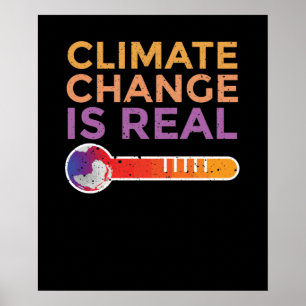 Poster Mudança climática é real