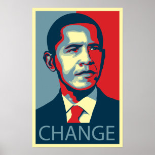 Poster Mudança de Obama