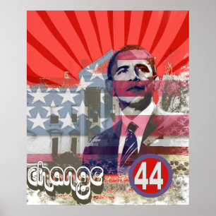 Póster Mudança Obama
