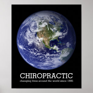 Poster Mudando Vidas Pelo Mundo 1895 Chiropractic