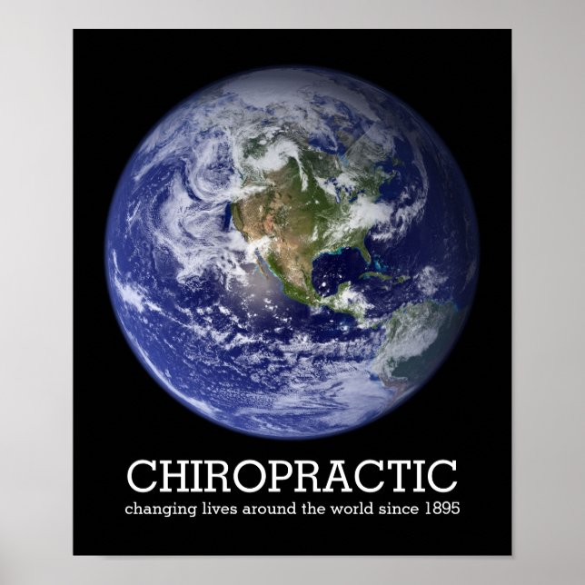 Poster Mudando Vidas Pelo Mundo 1895 Chiropractic (Frente)
