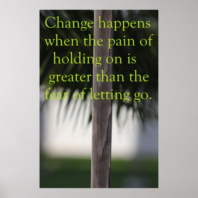 Poster Mudar Acontece (Frente)