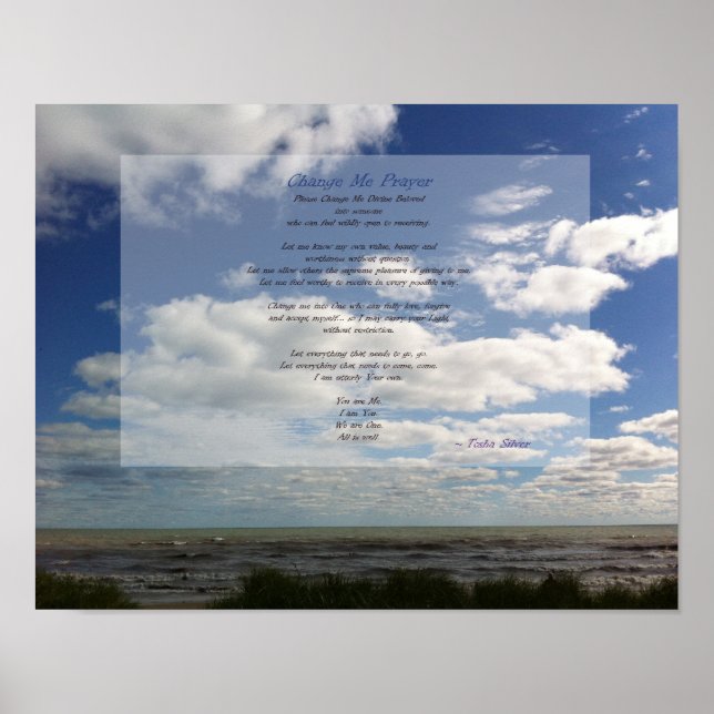 Poster Mude a minha oração (Frente)