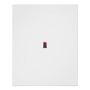 Póster Mudra Mão Buda Brilho Arco-íris