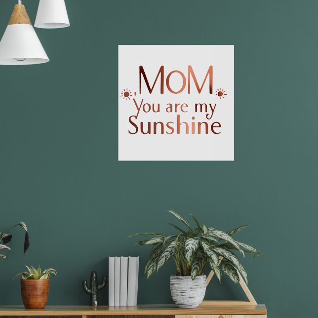 Poster Mug personalizado do dia da mãe - presente persona (Sala de Estar 1)