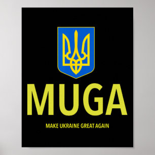 Poster Muga Faça a Ucrânia Grande Novamente 