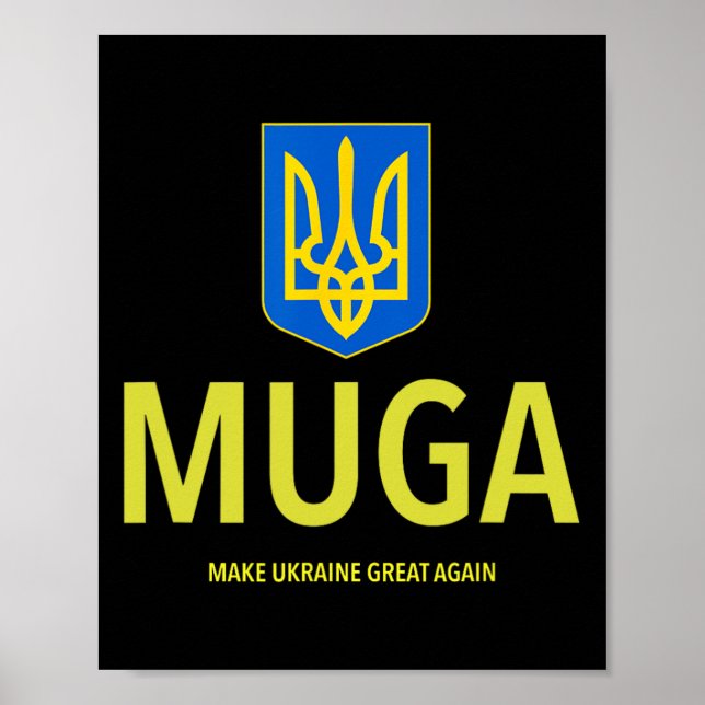 Poster Muga Faça a Ucrânia Grande Novamente  (Frente)