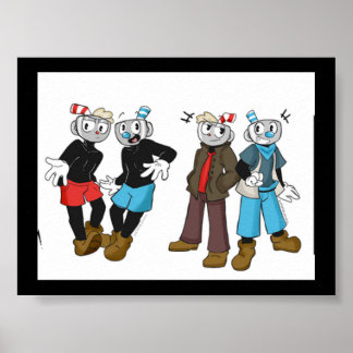 Poster MugMan an CupHead Poster!