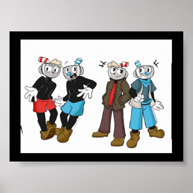 Poster MugMan an CupHead Poster! (Frente)