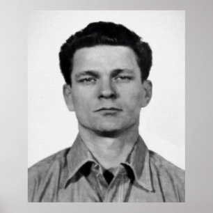 PÓSTER MUGSHOT DE FRANK MORRIS - ALCATRAZ ESCAPE