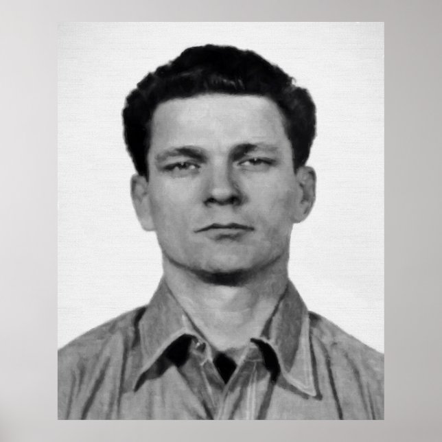 PÓSTER MUGSHOT DE FRANK MORRIS - ALCATRAZ ESCAPE (Frente)