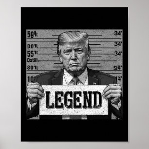 Poster Mugshot Funny Trump 2024