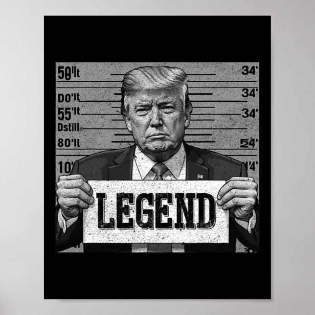 Poster Mugshot Funny Trump 2024 (Frente)