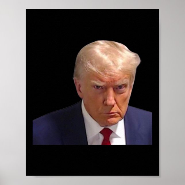Poster Mugshot Trump 1rua Foto Donald Prison Mug Shot C (Frente)