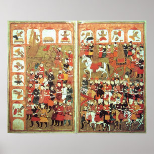 Poster Muhammad Destruindo ícones na Kaaba