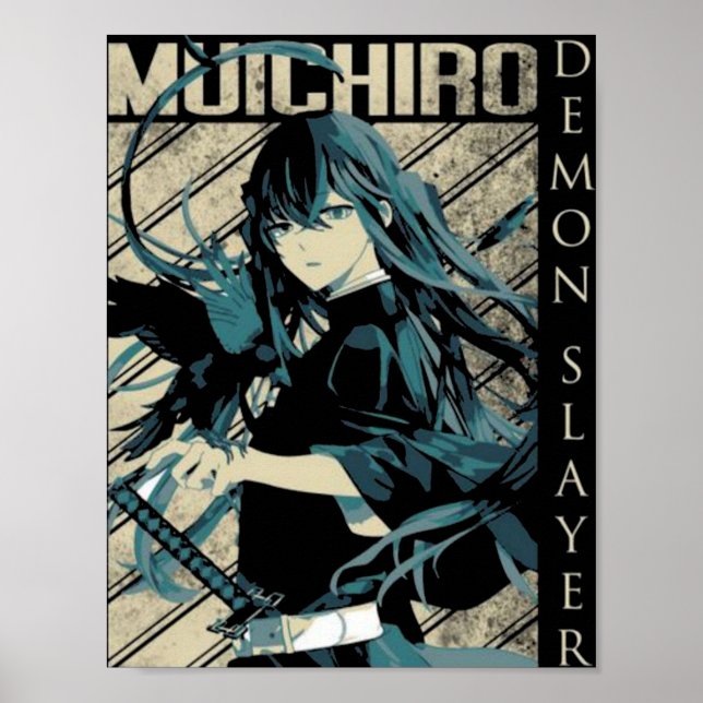 POSTER MUICHIRO DEMON SLAYER (Frente)