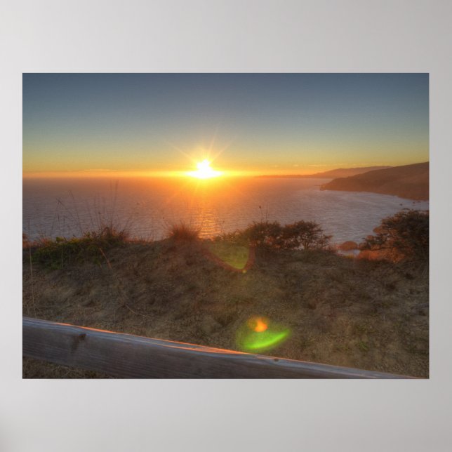 Póster Muir Beach Sunset (Frente)