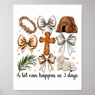 Poster Muita Coisa Pode Acontecer Em 3 Dias, Christian Je