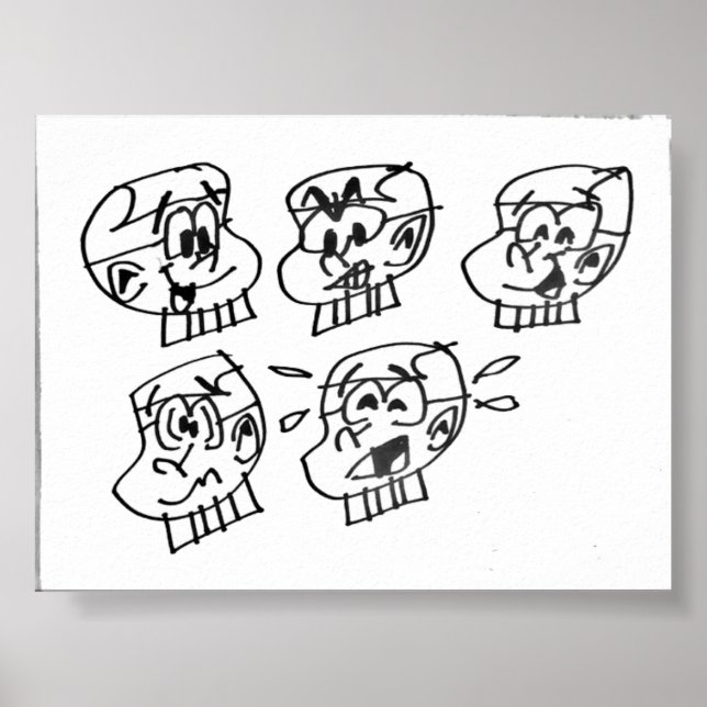 Poster Muitas Faces De Steven W Warlock (Frente)